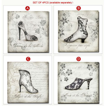 Woman High-heeled Shoes Canvas Art